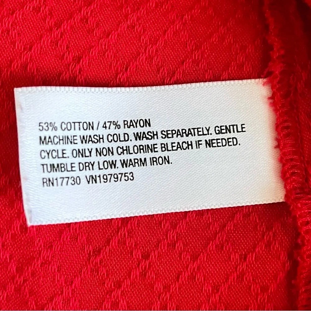 Knox Rose Red Halter Top Tie Neck Flowy size XS